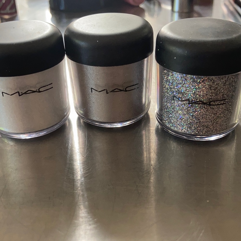 MAC  3 glitter pigment bundle